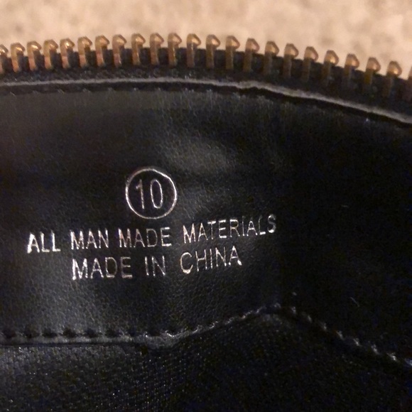 Liliana black cut-out, peep toe stiletto booties with zipper detail- New Sz 10 - Picture 5 of 8